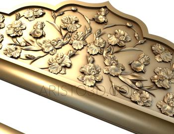 Headboard (SK_0314) 3D model for CNC machine